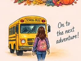 Yellow school bus illustration