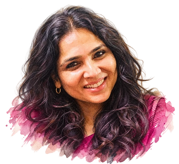 Watercolor portrait of Sehba